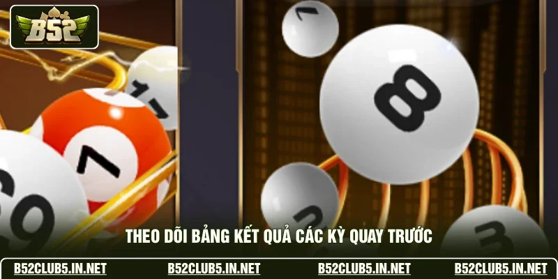 Theo dõi bảng kết quả các kỳ quay trước